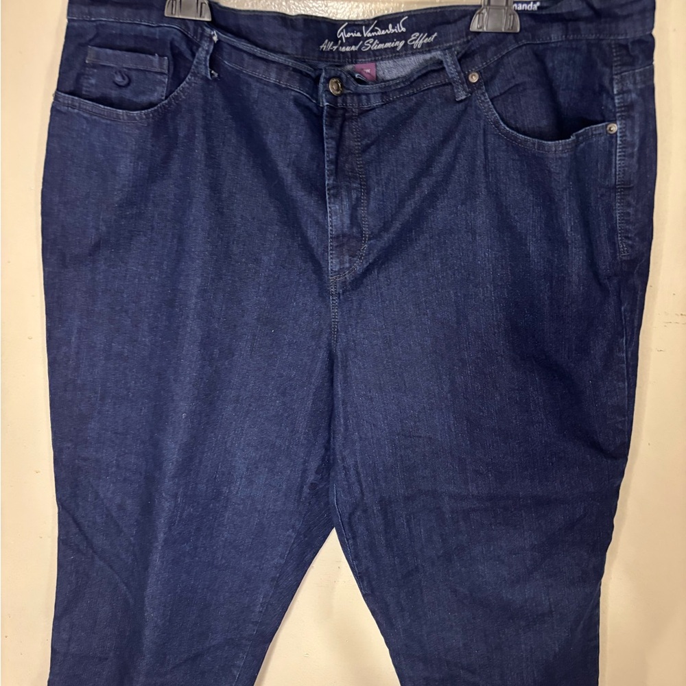 Gloria Vanderbilt Dark Blue Denim Jeans preowned